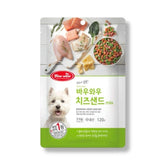 Bánh Thưởng Cho Chó Viên Sandwich Hỗn Hợp BowWow 120g - Paddy Pet Shop